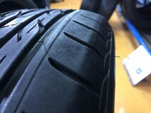 N-0566【中古タイヤ】215/60R16 ブリヂストン NEXTRY 7~8分山×2本 マークXなど【福岡 店頭交換もOK】_画像6