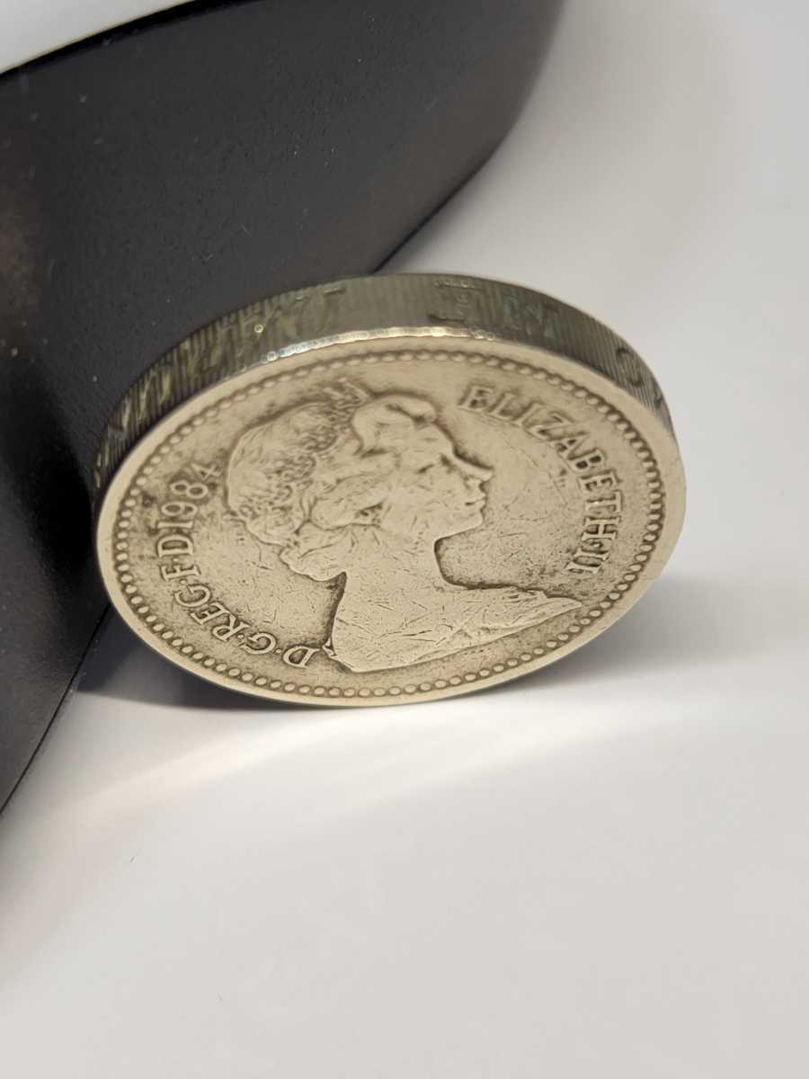 2268.【イギリス】1984年1ポンド銀貨 希少 古銭 コイン プルーフ硬貨