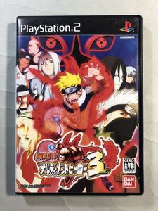 NARUTO -ナルト- ナルティメットヒーロー3 バンダイ PS2ソフト プレイステーション2 SONY
