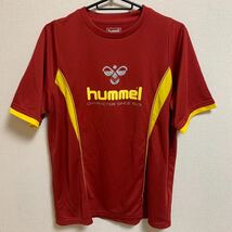 【人気】hummel 半袖 プラクティスシャツ ヒュンメル サッカー フットサル スポーツウェア トレーニングウェア_画像1