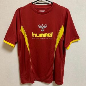 【人気】hummel 半袖 プラクティスシャツ ヒュンメル サッカー フットサル スポーツウェア トレーニングウェア