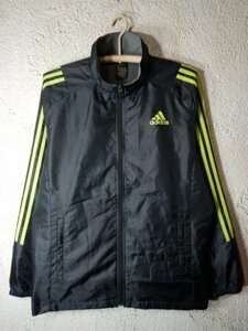 to5928　adidas climastorm　アディダス　クライマストーム　ジップ　ジャケット　ウィンドブレーカー　裏地あり　人気　送料格安