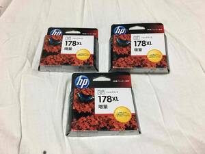 [ free shipping!HP original! new goods unused unopened!3 piece all together exhibition, but *** translation have therefore 1498 jpy prompt decision!]HP[ photo black 178XL]!L version 390 sheets!