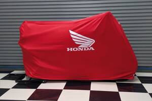 TYGA indoor for bike cover ventilation polyester made Honda Wing red Mark white TMER-0155