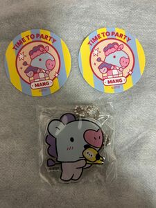 原宿限定 BT21 Baby MANG ガチャ アクリルキーホルダー