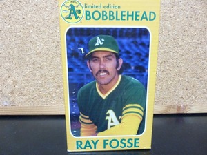 MLB　オークランドアスレチックス　レイフォッセイ　RAY　FOSSE　ボブルヘッド