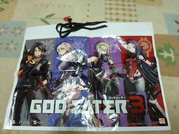 GOD EATER　３　RESONTANT　OPS　ゴッドイーター　レゾナントオプス　ビニールバッグ