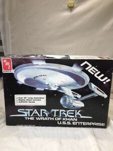 D100 未組立て　希少レアレトロ当時物　AMT スタートレック　エンタープライズ STAR TREK/スタートレック U.S.S. プラモデル 2a/8b/2c