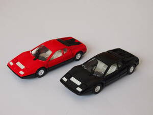 サクラ SUPER CAR No.3 1/43 FERRARI 365 GTBB（RED & BLACK）2台セット