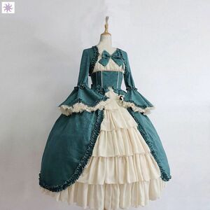 M サイズ　Classic lolita ロリータ服 jsk(青)