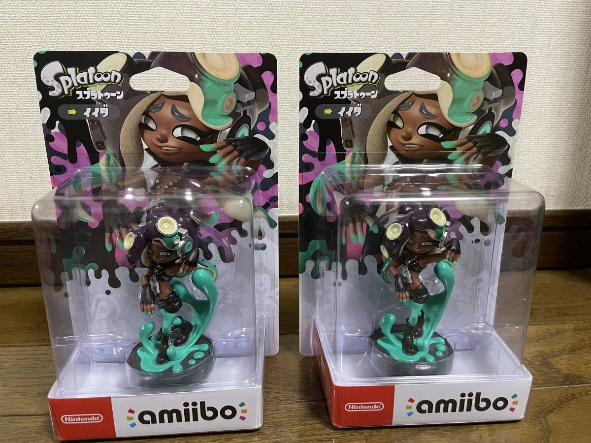 新品未開封 スプラトゥーン amiibo アミーボ イイダ 2個セット