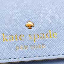 kate spade New York ケイトスペードニューヨーク キーケース キーリング レザー 青紫系 ケース 小物 キーホルダー アクセサリー_画像10