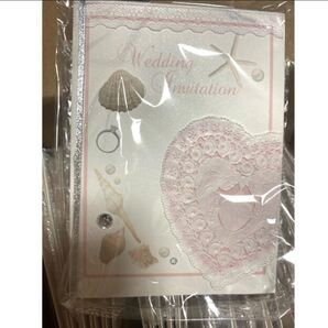 半額以下★結婚式 貝殻付き招待状 45部