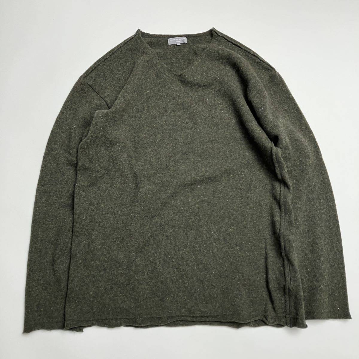 2000○コムデギャルソンオム特殊加工セーター ニット comme des