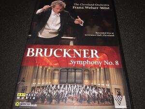 DVD ヴェルザー＝メスト ブルックナー 交響曲 8番 クリーヴランド管弦楽団 ノヴァーク 第1稿 ライヴ 特典 Bruckner Symphony Most LIVE