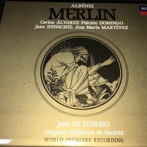 世界初録音 廃盤 アルベニス 歌劇 マーリン メルリン ホセ・デ・エウセビオ ボウ ヘンシェル ドミンゴ マドリッド交響楽団 Albeniz Merlinの画像1