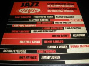ヴォーグ ジャズ ボックス ブックレット ジャンゴ モンク コニッツ Jazz From America On Disques Vogue 美品
