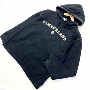 Timberland * old clothes appear fe-do feeling * navy Logo sweat Parker L American Casual Street hip-hop Timberland #S1156