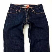 リーバイス ☆ LEVIS 507 色濃いめ◎ クラシック デニムパンツ インディゴ ブーツカット ジーンズ W32 アメカジ 古着 OL507-0010■Ja5600_画像4