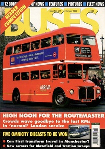 ☆ 洋書 ☆ 中古 ☆ BUSES　2006年2月号　No.611　Ian Allan出版　イギリスのバス雑誌