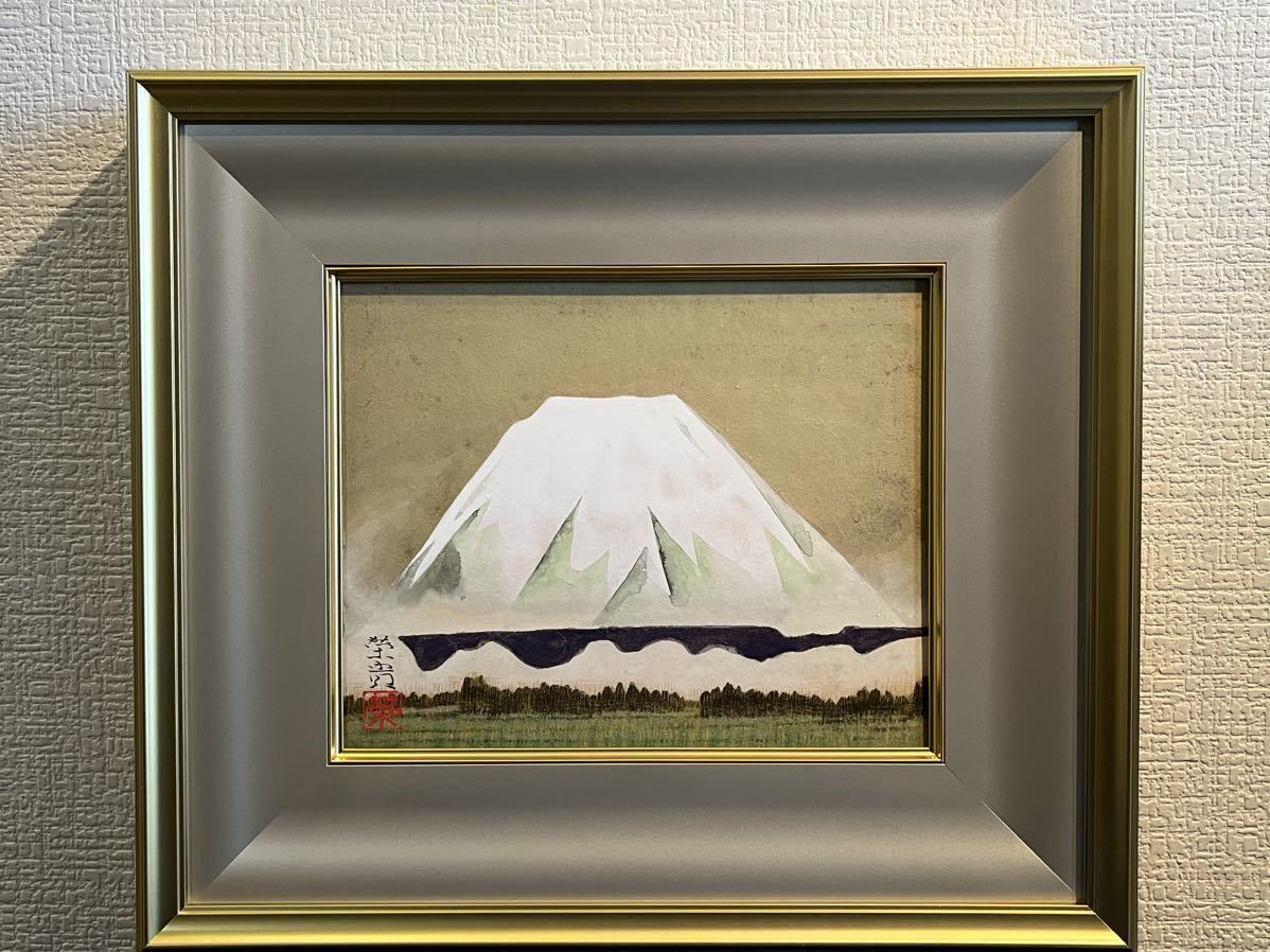 内閣総理大臣賞受賞 受賞作家の大変モダンな絵画です。