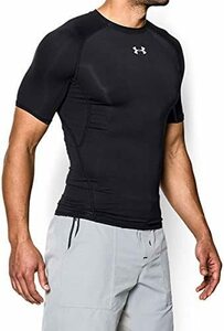 (新品) アンダーアーマー UNDER ARMOUR HeatGear Armour Compression Shirt ヒートギア トレーニング M 無地 半袖Tシャツ 夏春用 スポーツ