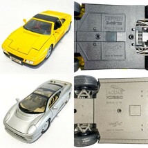 【ミニカー 6台まとめ】Maisto PORSCHE 911 + JAGUAR XJ220 + Ferrari 348ts + burago GTO + majorette AC COBRA 427 ダイキャスト製 F647_画像6