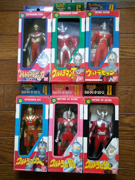 絶版!希少品!ウルトラマン　ソフビ６体セット