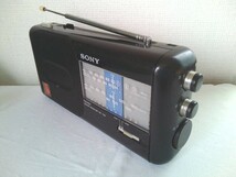 SONY ソニー AM/FM ポータブルラジオ ICF-750　電源コード付き ★動作品_画像2