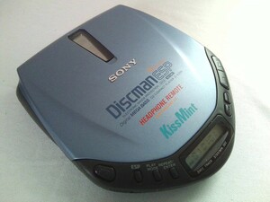 動作美品★SONY D-E305 KissMint ポータブルCDプレイヤー Discman ESP