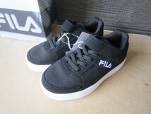 試着のみ FILA フィラ Kids Memory Enkoro 2 Shoe スニーカー キッズ ウォーキングランニング シューズ 18cm 1231230 ブラック/ホワイト_画像2