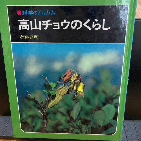 古本　経年　即決　送料無料♪科学のアルバム　高山チョウのくらし　斎藤嘉明　あかね書房