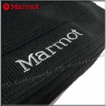 Marmot 新品 マーモット ビーニー キャップ シャドウ ニット帽 ブラック サイズフリー メンズ レディース アウトドア_画像6
