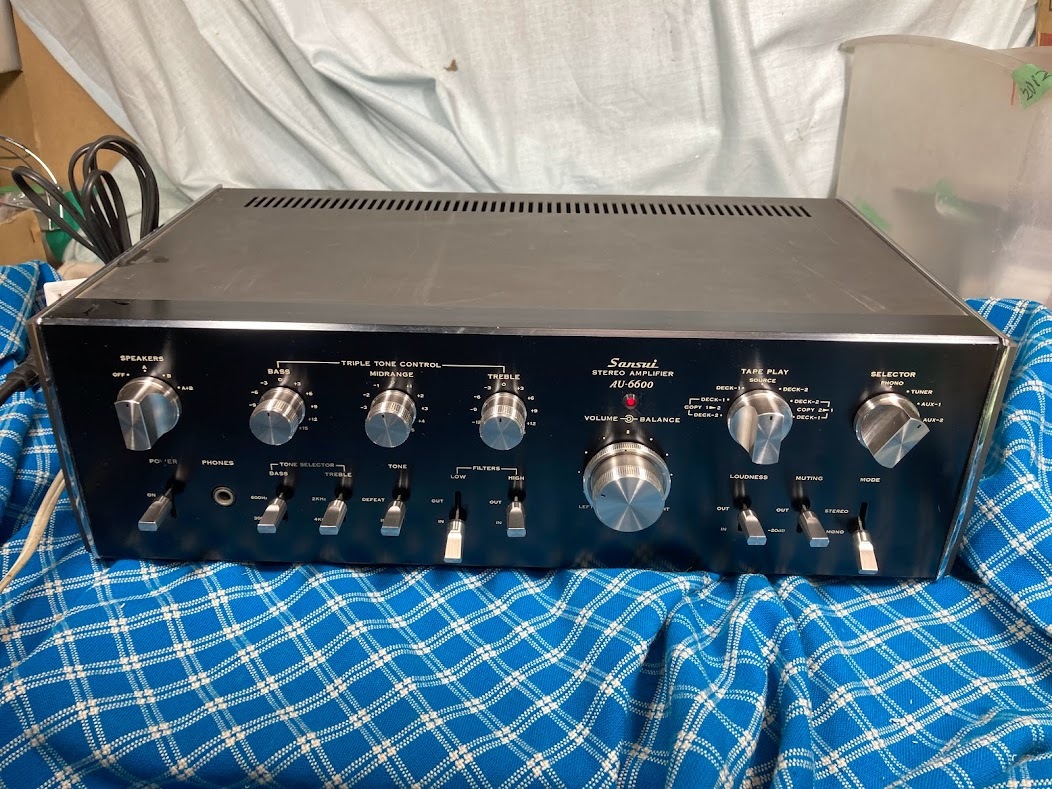 SANSUI AU-α607 EXTRA m0a1196 オーディオ機器 アンプ オーディオ機器
