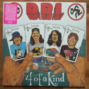 US オリジナル盤 ★★ D.R.I. - 4 OF A KIND - LP（METAL BLADE）★★ DRI / THRASH HARDCORE / シュリンク ハイプステッカー付 / 美品