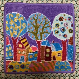◆新品　フェイラー　FEILER　タオルハンカチ　Cottage　コテージ　紫　シュニール織