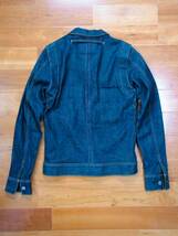 FACTOTUM ファクトタム デニムジャケット 3rd タイプ Gジャン 44サイズ 赤耳 セルビッジ 日本製 denim made in japan vintage_画像4