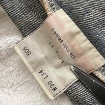 Levi's 505 USA製 W30 リーバイス デニム アメリカ製 米国製 ヴィンテージ 501 濃紺_画像7