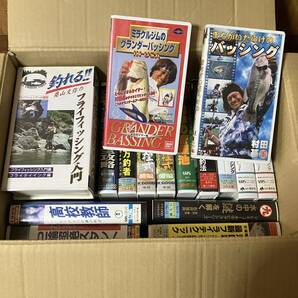 昭和レトロ VHSビデオ 20本以上まとめて 釣り系ビデオ 村田基氏など 昔懐かしVHS の画像1