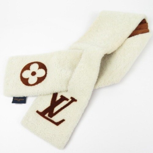 77267LOUIS VUITTON ルイヴィトン 極美品 フォックスファー ティペット ...