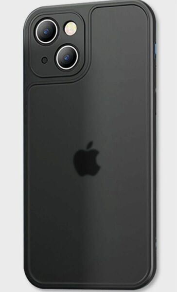 iPhone14 ケース ブラック マット TPU