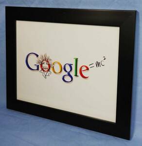 Graphik Dimensions Google pictureframe グーグル ノベルティー ピクチャーフレーム Google=mc2