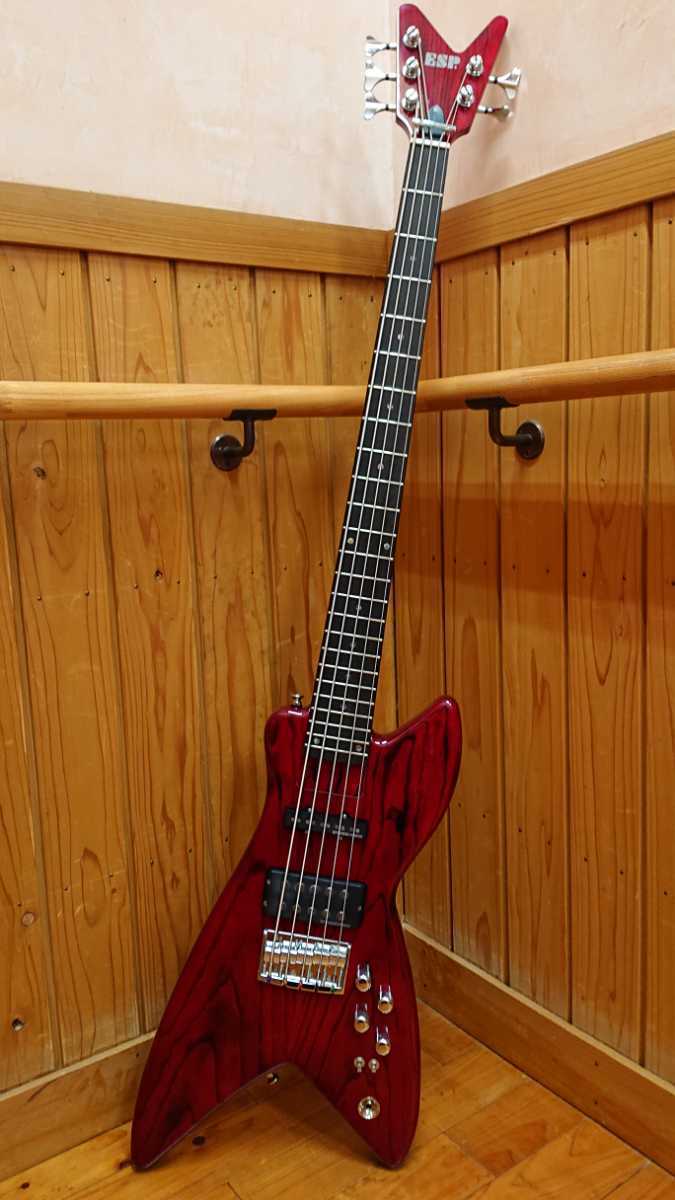 軽量な折り畳み自転車 エレキベース ESP WS-340SL5 5弦ベース