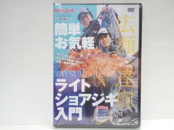 ◆◆新品DVD簡単お気軽ライトショアジギ入門 広瀬達樹◆◆ショアジギング☆メタルジグ・ショアラバー解説タダ巻きで青物・根魚が爆釣!