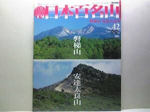 絶版◆◆週刊日本百名山42磐梯山 安達太良山◆◆会津登山ルート地図 安全に楽しめるスノーハイキング入門コース表の登りと裏の下り送料無料