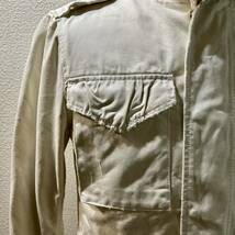 wjk ダブルジェイケイ M-66 destroy cotton twill M-65 フィールドジャケット S 生成り 白系 ミリタリージャケット 美シルエット 綿100％_画像4