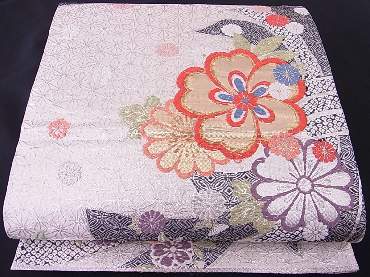 204my44◇逸品!下弦の月に黒猫 袋帯六通◇美品 | polomicroalghe.it