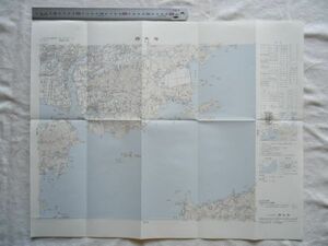 【古地図 昭和60年代】『西大寺』五万分一地形図NI-53-21-13(徳島13号)【岡山香川瀬戸内海 鉄道赤穂線 東備西播開発道路 ナイカイ塩業 牛窓