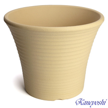 植木鉢 おしゃれ 安い 陶器 サイズ 26cm DLローズ 8号 白焼 室内 屋外 白 色_画像2