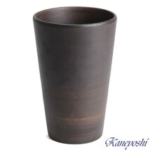 植木鉢 おしゃれ 安い 陶器 サイズ 12.5cm ハーモニー 4号 ブラウン 室内 屋外 茶 色_画像2